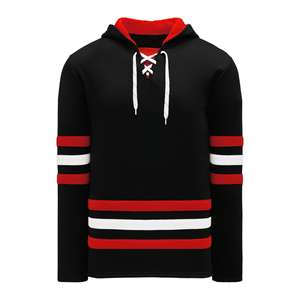 Custom logo <b>Hoodies</b> Hockey Jerseys With Hood Lace up Hoodie Hockey Pullover Hoodie Custom <b>Sublimation</b> Printing Embroidered Logo - Product Image 3