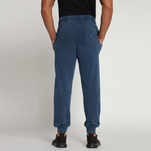 Ropa de calle de la mejor calidad, fabricante de pantalones de sudor, apliques de lavado ácido desgastados, parche bordado, pantalones de hombre para correr de lana de algodón - Product Image 3