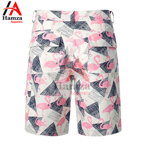 Pantalones cortos informales de algodón y poliéster para hombre, pantalones cortos de playa de secado rápido, transpirables, personalizables - Product Image 3