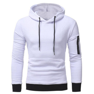 Nouveauté : Sweat-shirts à capuche pour hommes, hiver, fermeture éclair, manches longues, 100% coton molletonné, coupe classique - Product Image 6