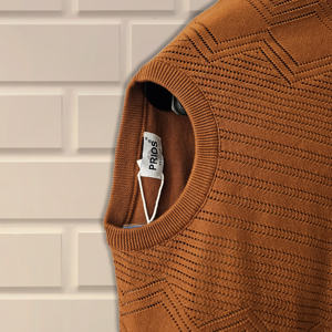 เสื้อยืดถักแขนยาวคอกลมสำหรับผู้ชายเสื้อผ้าสีดำผ้าคอตตอนคอมบ์ระบายอากาศได้ดี100% - Product Image 3