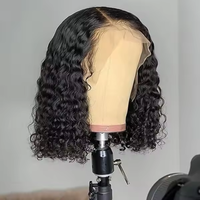 Perruque complète ELI Hair Bob, cheveux vierges brésiliens naturels, imitation de cheveux humains, perruque en dentelle pour femmes européennes et américaines