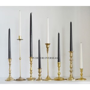ชุดเชิงเทียนโลหะเคลือบทองคุณภาพสูงสำหรับงานแต่งงานและอีเวนต์2ชิ้น - Product Image 2