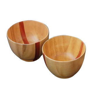 Catering para servir ensalada, pasta y sopa, cuenco para servir, utensilios de cocina para el hogar, cuenco para servir, cuenco de madera con acabado Natural - Product Image 1