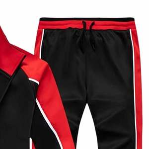 Mejor cantidad al por mayor último diseño llano hombres chándales precios bajos Color sólido hecho a medida hombres chándal - Product Image 6