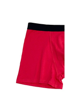 Calzoncillos de Bikini de Modal para hombre de nuevo diseño, ropa interior Sexy para hombre, calzoncillos de fiesta nocturna, bragas masculinas con elástico negro de Color rojo