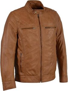Veste en cuir de mode d'hiver pour hommes la plus vendue sur mesure avec un nouveau tissu teint en état de haute qualité traité - Product Image 3