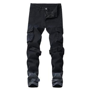 2025 nuevo estilo personalizado al por mayor pantalones vaqueros para hombre Pantalones vaqueros ajustados diseño hombres vaqueros rectos - Product Image 3