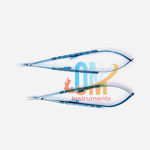 Portaagujas Castroviejo de Alta Calidad Premium de OldMed Instruments, 18 cm/7'', 20 cm/8'', Mango de Titanio con Bloqueo, Uso Oftálmico - Product Image 5