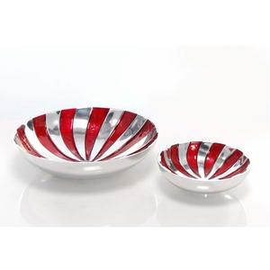 Bol élégant pour centre de table martelé Bol à vagues en acier inoxydable Bol à fruits pour service de salade en métal pour comptoir de cuisine - Product Image 2