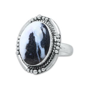 Premium Quality <b>Solitaire</b> Birthstone <b>Rings</b> Natural Buffalo Turquoise Oval Cut Gemstone Bezel Setting 925 Sterling <b>Silver</b> Jewelry - Product Image 1