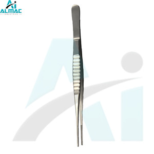 Pince à épiler neurochirurgicale ALMAC Ultra Fine 04 mm Tips pour l'accès au cerveau profond Procédures crâniennes minimalement invasives CE - Product Image 3