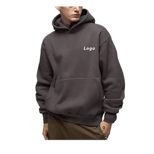 Pulls à capuche légers unisexes Sweats à capuche surdimensionnés en coton avec logo personnalisé pour hommes - Product Image 5