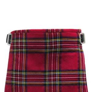 Venta al por mayor de estilo escocés a cuadros contraste familia tartán Kilts instrumento musical logotipo personalizado-Suministro directo familia tartán Kilts - Product Image 5