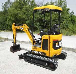 Mini-excavatrice JCB 18Z-1 de 1,8 tonne à rotation zéro, hydraulique diesel, compacte, pour travaux de construction - Product Image 4