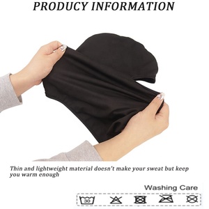 Full Face Black Zipper Balaclava Stretch Thermal Hood <b>Mask</b> Windproof Breathable Head Cover for Winter Biker Ski Snowboard Rider - Product Image 5