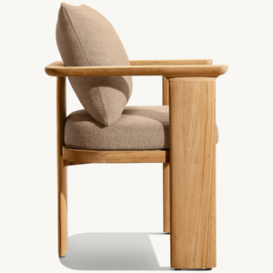 Chaises en teck en vente chaude, style moderne, adaptées à une utilisation en extérieur, équipées de mousse douce et durable - Product Image 5
