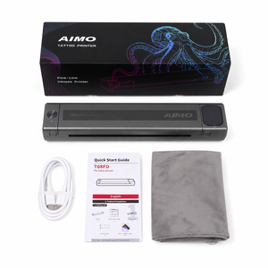 Imprimante thermique professionnelle AIMO T08FD pour pochoirs de <span class=keywords><strong>tatouage</strong></span>, machine de transfert de <span class=keywords><strong>tatouage</strong></span> portable sans fil Bluetooth en stock pour les studios - Product Image 5