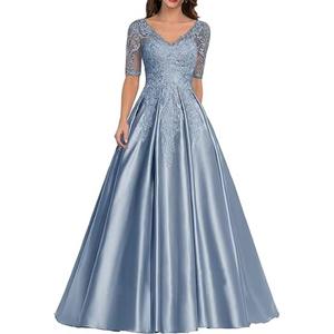 ชุดเดรสหรูหรา คอวี เซ็กซี่ ผ่าข้าง เปิดหลัง สีขาว กระโปรงยาว ชุดงานแต่งงาน ชุดเพื่อนเจ้าสาว ชุดราตรี - Product Image 3