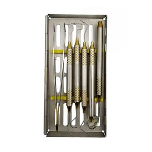 Set di strumenti per la salute di 7 strumenti per il riempimento di amalgama in vetro composito dentale Kit di vendita di fonti di alimentazione manuale - Product Image 6