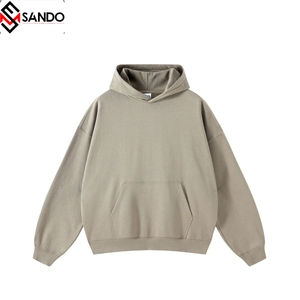 เสื้อฮู้ดดี้ใส่ได้ทั้งชายและหญิงผ้าคอตตอนสไตล์สตรีทเทอร์รี่ไซส์ใหญ่พิเศษระบายอากาศได้ดีไร้รอยต่อสำหรับฤดูหนาวโลโก้ออกแบบได้ตามต้องการ - Product Image 1