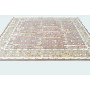 ชุดพรมปูพื้นแบบใช้ในบ้านบ้านสุดชิคพรมขนสัตว์ทำมือพร้อมแผ่นรองยางและลวดลายดอกไม้ - Product Image 2