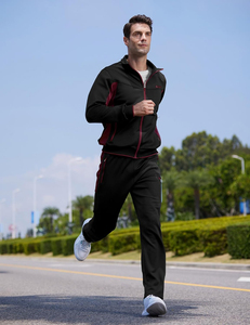 Vêtements pour hommes survêtement à capuche ensemble entièrement personnalisé conception de logo costume coupe-vent respirant et grandes tailles Options - Product Image 4
