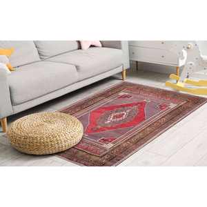 พรมลายเหรียญตราตุรกี: พรมตกแต่งบ้านสไตล์ฟาร์มเฮาส์ที่เหมาะกับสัตว์เลี้ยง พรมเนื้อนุ่มแบบไม่ถักทอ - Product Image 4