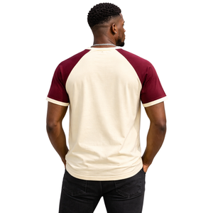 Camiseta Kappa Alpha Psi Kream Premium de Chenille con Letras Bordadas, Corte Raglán, Talla Estándar, Algodón Premium, Prenda de Fraternidad Griega - Product Image 2