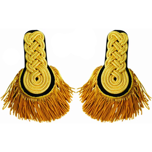 อุปกรณ์ป้องกันภัยส่วนบุคคลแผ่นรองไหล่ทำจากผ้ากำมะหยี่แบบถักสีทอง - Product Image 4