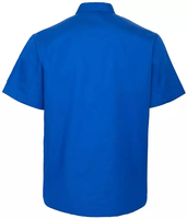 Uniforme de Chef cuisinier de Restaurant pour femmes et hommes, chemise de Chef bleu Royal à Double boutonnage, logo personnalisé fabriqué en inde