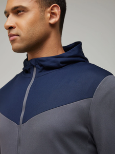 Ensemble de survêtement athlétique élégant pour homme, veste et pantalon respirants à séchage rapide pour la salle de sport, la course à pied et les vêtements décontractés - Product Image 4
