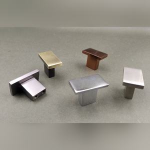 Poignées de meuble rectangulaires modernes en forme de T, vente en gros, poignées de tiroir en laiton, cuivre, bronze, nickel, poignées de commode, fabrication OEM personnalisée - Product Image 2