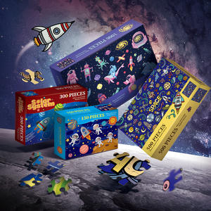 Cartoon Spaceman 1000 pièces Jeu de société amusant Jigsaw Puzzle - Product Image 5