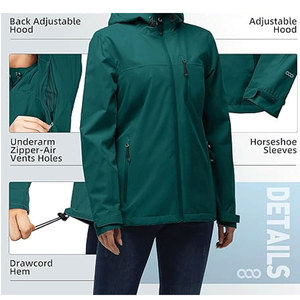 Chubasquero impermeable para adultos, chaqueta de lluvia para hombres, a prueba de viento, para exteriores, para motociclistas, viajes, ocasiones de lluvia - Product Image 4