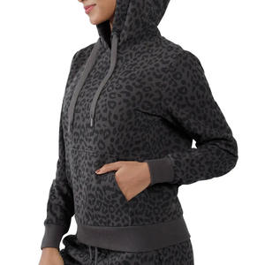 เสื้อสวมหัวมีฮู้ดคอตตอนของผู้หญิงพิมพ์ลายสีระเหิดโลโก้และสีสำหรับฤดูหนาวล่าสุด2024 - Product Image 6