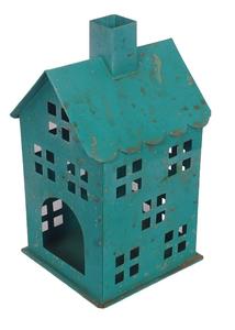 Maison décorative de Noël en métal galvanisé monocouche pour décoration intérieure ou extérieure - Product Image 4