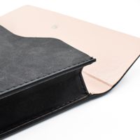 Carpeta de archivos de sobres verticales de PU personalizada Carpeta de sobres de documentos en expansión con cierre de corbata