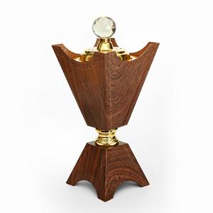 Décoration arabe Brûleur d'encens en bois Conception de logo personnalisé Porte-encens disponible pour la décoration intérieure en gros. - Product Image 3