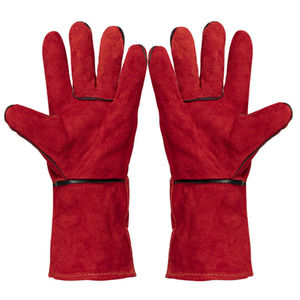 Gants de soudage en cuir de vachette à doigt complet à prix abordable poignées confortables et résistantes gants de soudage de protection tendance - Product Image 2