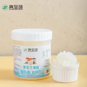 Yogurt Boba Pop Flavor High Selling Private Label 1.2Kg Boba Popping Pearls Fruit Juice Bursting Ball Bubble Tea Ingredients