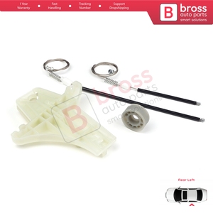 Kit de réparation de lève-vitre arrière gauche BWR304 pour Jetta Golf MK5 A5 1K R32 GTI Rabbit Plus 5M1 1K4839461 - Product Image 5