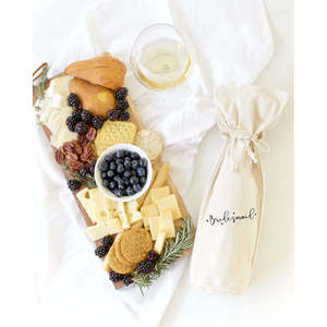 กระเป๋าผ้าแคนวาสใส่ไวน์สำหรับเพื่อนเจ้าสาว - Product Image 3