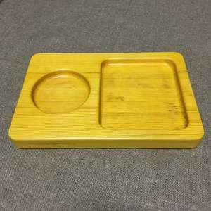 Plateau rond de plateau de service en bois d'acacia durable de haute qualité pour l'utilisation de restaurant d'hôtel à la maison fabriqué au Vietnam - Product Image 5