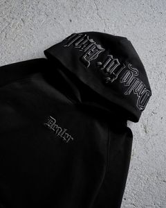 New Design <b>Top</b> Selling Winter Men Hoodies 100% Cotton Fleece Zipper-Up Solid Custom Logo 3D Embroidery High Quality <b>Low</b> MOQ - Product Image 2