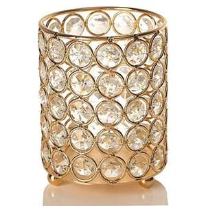 Porte-bougie votif en métal décoratif unique avec un style classique, idéal pour l'éclairage d'ambiance de Noël, écologique pour la maison - Product Image 4