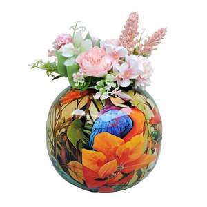 แจกันดอกไม้โลหะทำด้วยมือสไตล์โมเดิร์นทำด้วยมือสำหรับตกแต่งโรงแรมและบ้าน - Product Image 1