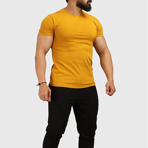 Camisas de gimnasio para hombre más vendidas, ropa activa, Qucikdry, estirable, ligera, secado rápido, Impresión de logotipo personalizado - Product Image 4