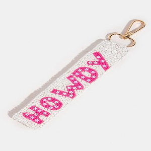 Nuevo Llavero Rectangular de Tequila con Bordado de Cuentas Blancas y Amarillas, Hecho a Mano, Colgante para Bolso, Accesorio de Joyería, Regalo para Ella - Product Image 2