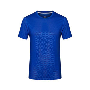 Camisetas de entrenamiento para hombres, camisetas de entrenamiento de algodón al por mayor, camisetas de entrenamiento de secado rápido para hombres, camiseta de gimnasio caliente ajustada OEM personalizada - Product Image 5